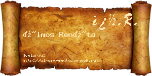 Álmos Renáta névjegykártya